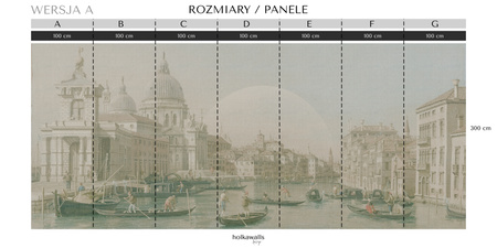 Tapeta winylowa struktura płótna wenecja - VENEZIANA sole (color)