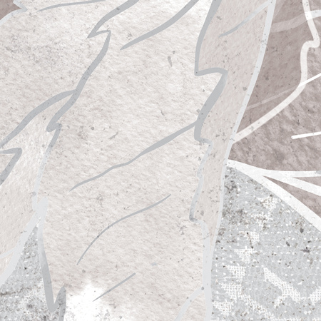 Tapeta winylowa struktura płótna kwiaty beżowa - SECRETO light