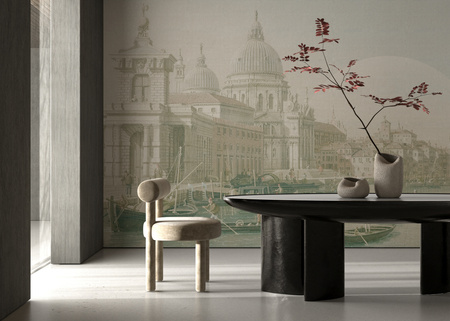 Tapeta winylowa struktura płótna wenecja - VENEZIANA sole (color)