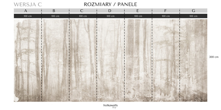 Tapeta winylowa struktura płótna las beżowa - TAKE A BREATH pure (beige)