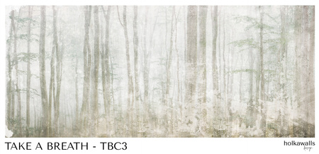 Tapeta winylowa struktura płótna las kolorowa - TAKE A BREATH pure (color)