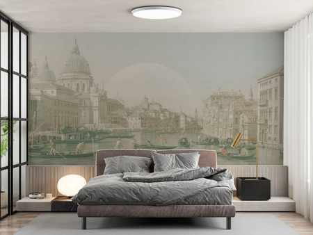 Tapeta winylowa struktura płótna wenecja - VENEZIANA sole (color)