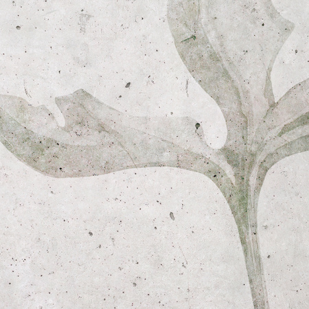 Tapeta winylowa struktura płótna liście tropikalne zielona - KAMARA color (rustic)