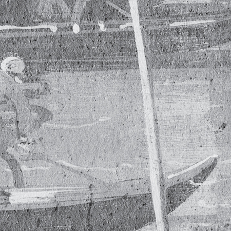 Tapeta winylowa struktura płótna wenecja - VENEZIANA ventaglio (gray)