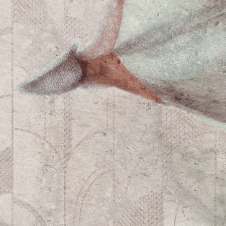 Tapeta winylowa struktura płótna kwiat magnolia - KALLIE decor