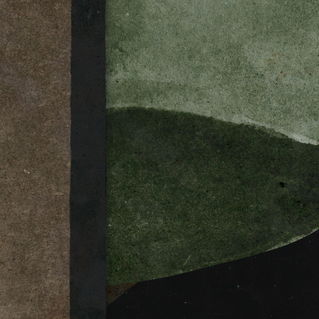 Tapeta winylowa struktura płótna malarstwo - GIRL WITH BUTTERFLIES (green)