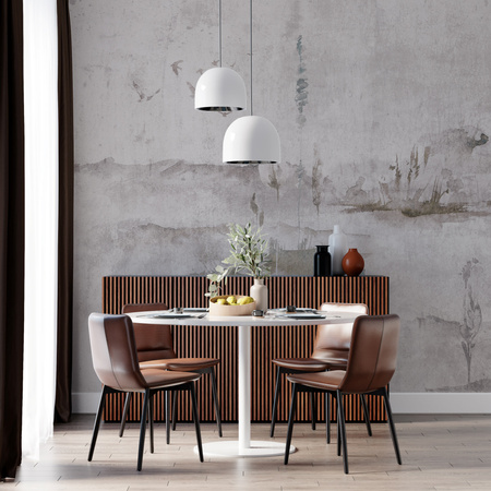 Tapeta winylowa struktura płótna widok beżowa - SAHRA gray