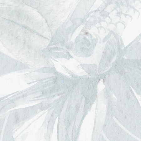 Tapeta winylowa struktura płótna kwiaty peonie rybki niebieska - NAYLA blue (underwater)