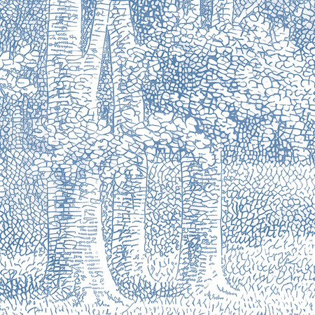 Tapeta winylowa struktura płótna widok beżowa - LUNDBY (blue)