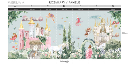 Tapeta winylowa struktura płótna dziecięca kolorowa bajkowa księzniczka - FOX IS MY FRIEND blue