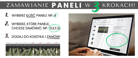 Tapeta winylowa struktura płótna liście paproci księzyc - OVER THE MOON green