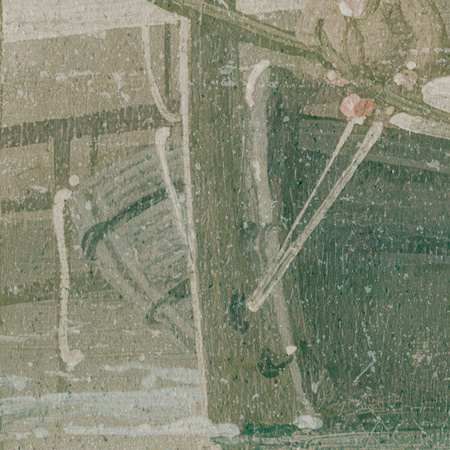 Tapeta winylowa struktura płótna wenecja - VENEZIANA sole (color)