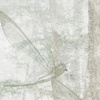 Tapeta winylowa struktura płótna las kolorowa - TAKE A BREATH dragonfly (color)