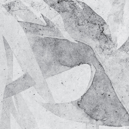 Tapeta winylowa struktura płótna tropikalne liście czarno-biała - KAMARA gray (rustic)