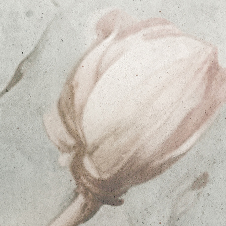 Tapeta winylowa struktura płótna kwiaty kolorowa dekoracyjna - SCARLETT simple (pastel)