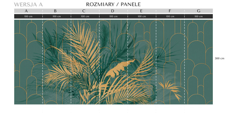 Tapeta winylowa struktura płótna liście zielona - AIDA (green)
