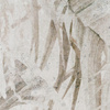 Tapeta winylowa struktura płótna tropikalne liście beżowa - KAMARA beige (landscape)