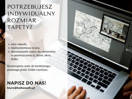 Tapeta winylowa struktura płótna smok czarno-biała - DRAGO gray