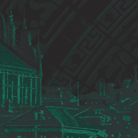 Tapeta winylowa struktura płótna wenecja - VENEZIANA ventaglio (green)