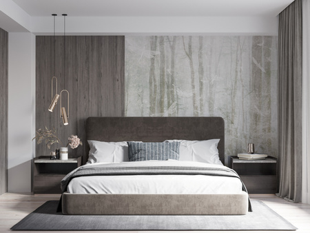 Tapeta winylowa struktura płótna las kolorowa - TAKE A BREATH dragonfly (color)