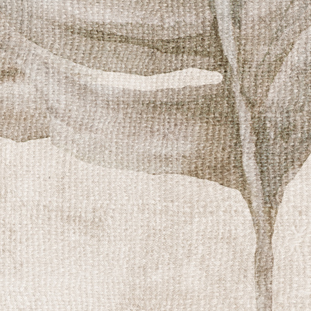 Tapeta winylowa struktura płótna liście tropikalne - GIANNI Simple (beige)