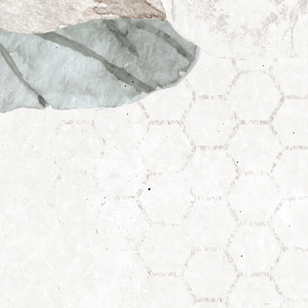 Tapeta winylowa struktura płótna liście lilie beżowa zielona - MORNING MEADOW decor