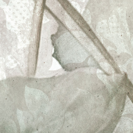 Tapeta winylowa struktura płótna kwiaty pastelowa dekoracyjna - SCARLETT damask (pastel)