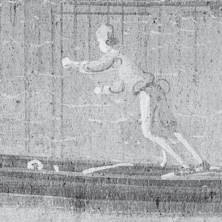 Tapeta winylowa struktura płótna wenecja - VENEZIANA sole (gray)