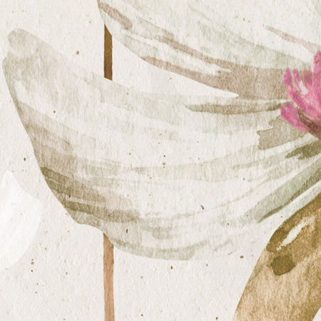 Tapeta winylowa struktura płótna kwiaty różowe łąka - AUDREY pink (shadow)