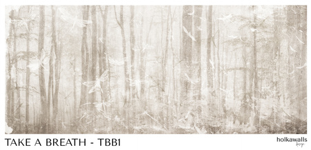 Tapeta winylowa struktura płótna las beżowa - TAKE A BREATH dragonfly (beige)