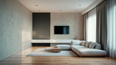 Tapeta winylowa struktura płótna gałązki i liście écru - TAMAMI (light)