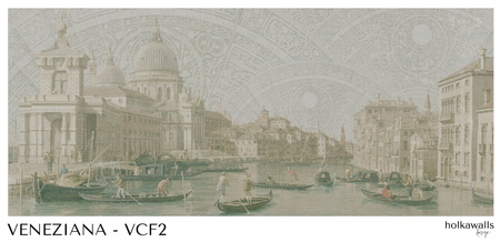 Tapeta winylowa struktura płótna wenecja - VENEZIANA sole (color)