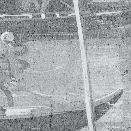 Tapeta winylowa struktura płótna wenecja - VENEZIANA ventaglio (gray)