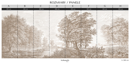 Tapeta winylowa struktura płótna widok beżowa - LUNDBY (beige)