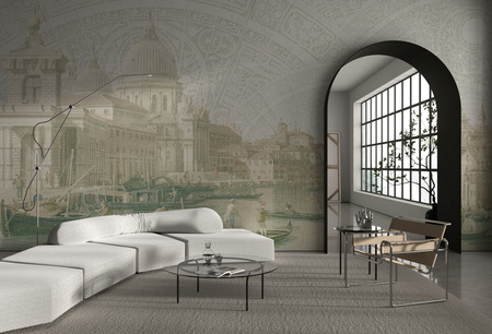 Tapeta winylowa struktura płótna wenecja - VENEZIANA sole (color)