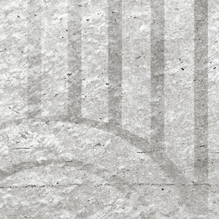Tapeta winylowa struktura płótna rzeźba antyczna beton szara - THEODORE gray (decor)