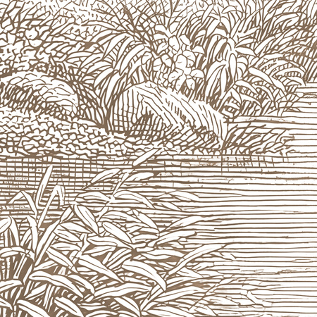 Tapeta winylowa struktura płótna widok beżowa - LUNDBY (beige)