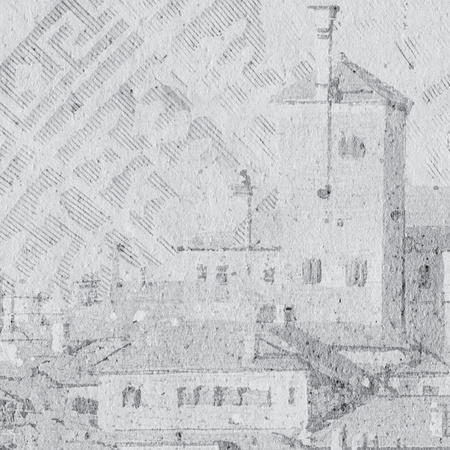 Tapeta winylowa struktura płótna wenecja - VENEZIANA ventaglio (gray)