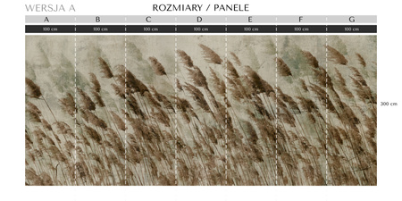 Tapeta winylowa struktura płótna trawy kolorowa - ZEPHYR earth